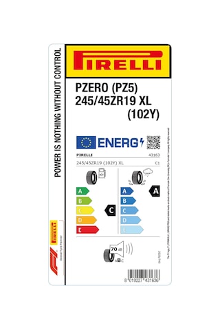 Pirelli 245/45 Zr19 102 Y Xl P Zero Pz5 Yaz Lastiği 2026