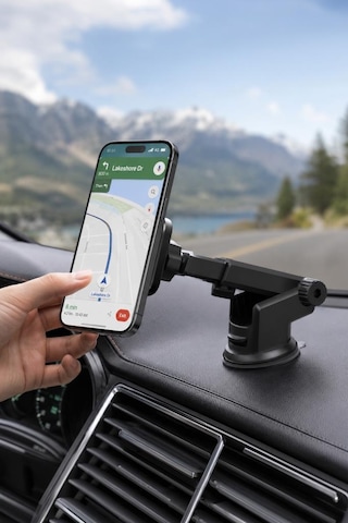 Araç İçi Telefon Tutucu Çok Amaçlı Magnetic Car Holder Jx-005 Siyah