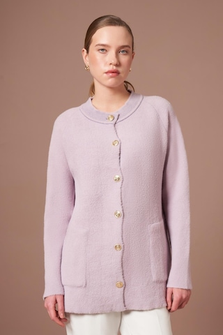 Ftz Women Kadın Angora Hırka Lila 25259 Lila