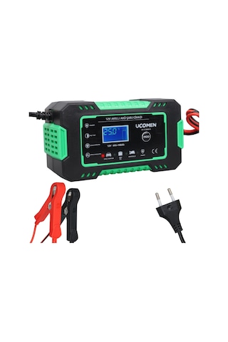 Ucomen Uc-c120501a 12v 6a Lcd Göstergeli Akıllı Akü Şarj Cihazı