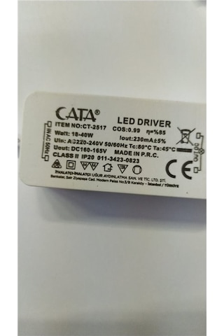 Cata 18-40 Watt Led Driver Ct-2517