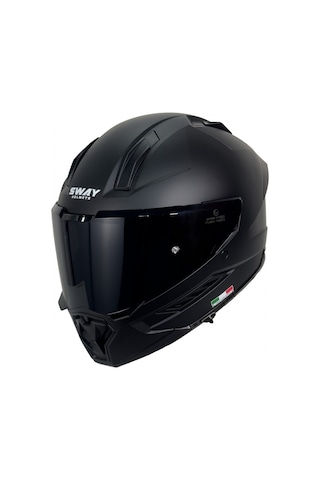 Sway Sw 868 Kapalı Kask Mat Siyah