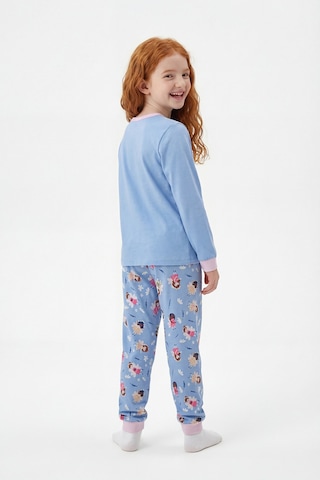 Penti Mavi Kız Çocuk Sleep Fairy Uzun KolluPamuklu 2'li Pijama Takımı