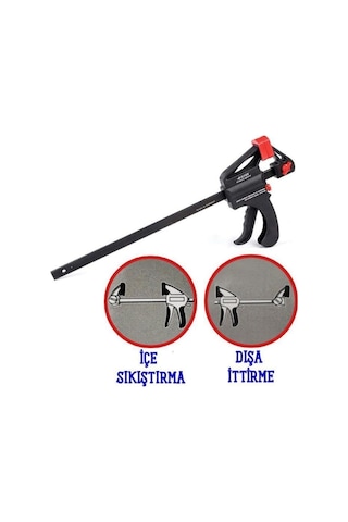 Eltos 6x150 MM Hafif Tip Sürgülü Tek Ele Uygun Iç Dış Işkence Kıskaçn11