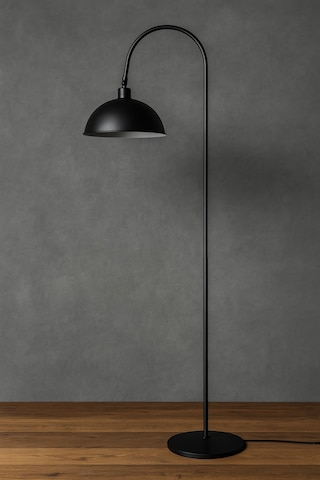 Siyah Lambader Hareketli Başlık Modern Dekoratif Metal Oturma Odası Çalışma Odası Lambası Siyah