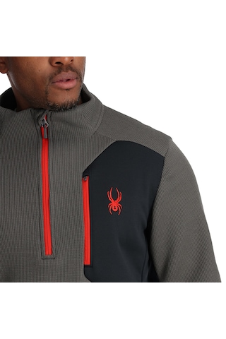 Spyder Spyder Bandit 1/2 Zip Erkek Gri İçlik Üst 6130