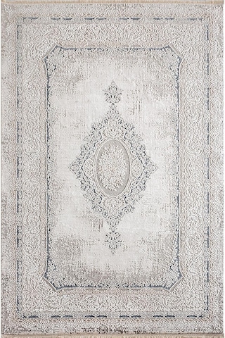 Bahariye Halı Ezgi 98x200 5664 Beyaz Mavi