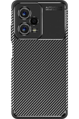 Apsuwa Xiaomi Poco X5 5g Kılıf Negro Karbon Fiber Silikon