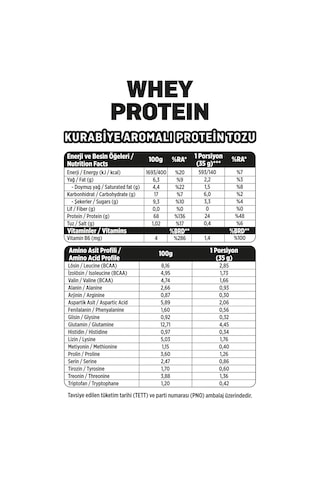 Fellas Whey Protein Tozu Doypack - Kurabiye Aromalı 525 G Kurabiye