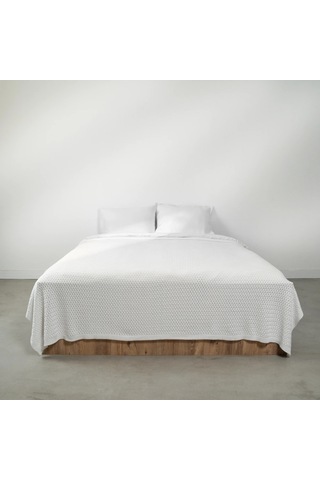 Novah Triko Çift Kişilik Battaniye Beyaz 200x220 Cm Diğer