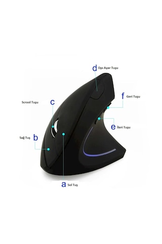 Kenly JSY-1 Kablosuz Ergonomik Dikey Mouse