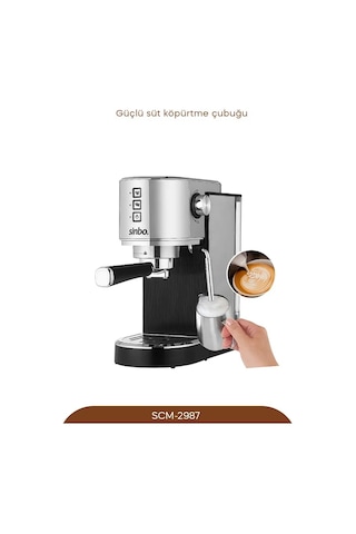 Sinbo Scm-2987 Espresso Kahve Makinesi Gri
