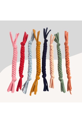 Küçük Irk Köpekler İçin Isırma İpi 17-18cm Hardal