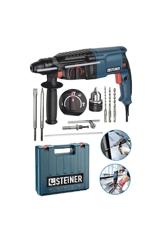 Steiner Alman 3000 Watt Darbeli Matkap Kırıcı Delici Hilti + 1 Ad