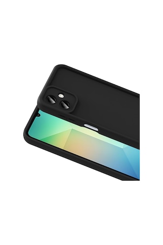 Galaxy A06 Kılıf Kamera Korumalı Zore Ananas Kapak Mürdüm