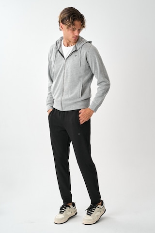 Dechers Tech Fleece Double Face Kapüşonlu Erkek Eşofman Takım E213-20 Açık Gri