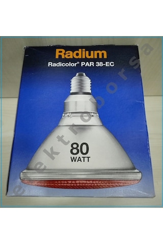 Radıum Par38 Renkli Enkandesen Ampul