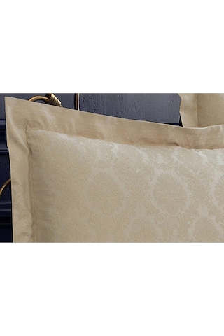 Monaco Bambu Jakar Kumaş Bej Ikili Oksford 60x80 Cm Yastık Kılıfı - 1321 Çok Renkli