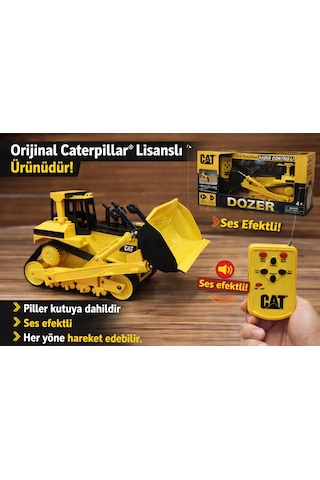 Uzaktan Kumandalı Caterpıllar Dozer D11 Sarı - Siyah