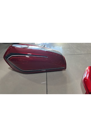 Cg Benzin Deposu Şeritli Kırmızı Büyük