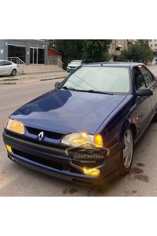 Renault 19 Europa 1994-2001 Uyumlu Üniversal Laguna Lip Esnek Ön Lip 2 Parça Tampon Altı Dil Karlık Ön Ek 00 Şüscaroto Aksesuar