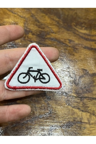 Bisikletli Arma Dikiş Aplike Ütü İle Yapışan 5x4 Cm
