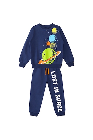 Denokids Mshb&g Gezegenler Erkek Çocuk Eşofman Takımı - Çok Renkli