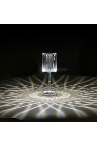 Atmosfer Lambası Kristal Masa Lambası Şarjlı Dokunmatik Akrilik Elmas Gece Lambası Usb Üç Renkli Tak-çalıştır Model Gece Masa Lambası Diğer