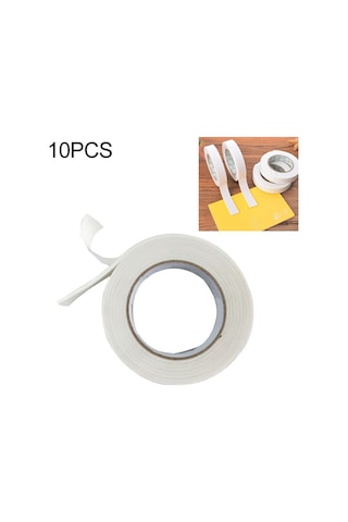 Sones 10 Adet Süper Güçlü Çift Taraflı Yapışkan Bant Köpük Çift Taraflı Bant Montaj Sabitleme Pedi Yapışkan 12mm İçin Kendinden Yapışkanlı Ped