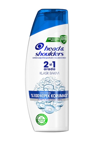 Head & Shoulders Klasik Bakım 2'si 1 Arada Kepeğe Karşı Etkili Şampuan 250 ML