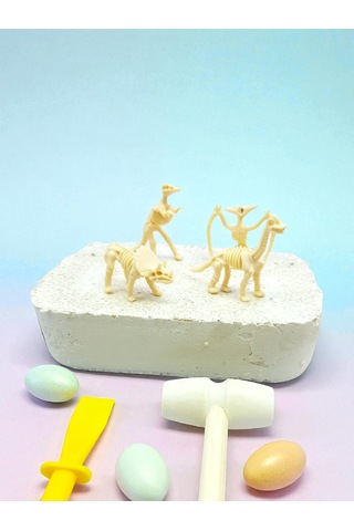 Dinazor Fosil Kazı Seti Ve Dinazor Boyama Seti Bir Arada ...