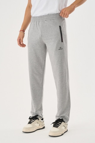 Shooter Sportswear Mevsimlik Antrasit Erkek Eşofman Altı Rahat Kalıp Fermuar Cepli Düz Paça Gri