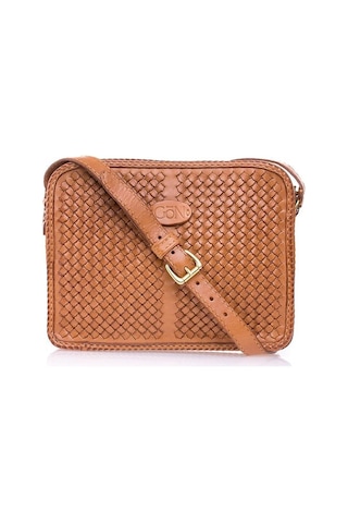 GÖN Gön Handmade Kadın Çapraz Askılı Çanta Camel