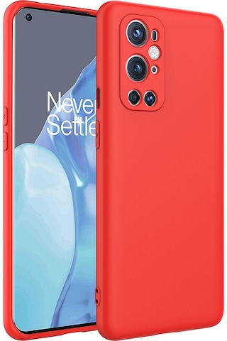 Goocamp One Plus 9 Pro Kılıf Mara Lansman Kapak - Kırmızı Kirmizi