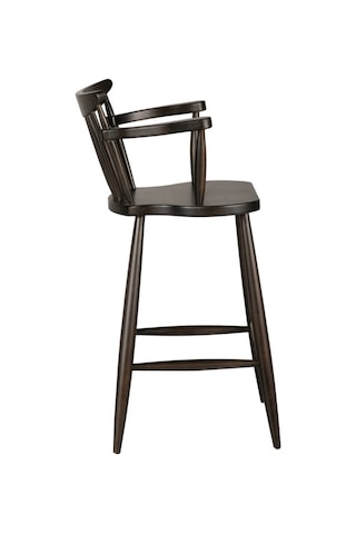 Hudson Ahşap Bar Sandalyesi Kahverengi