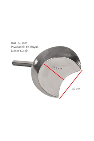Battal Büyük Boy Döner Küreği (X Large)