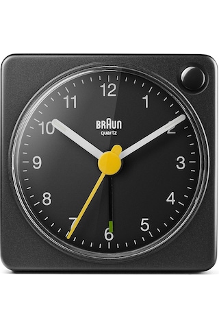 Braun Bc02xb Siyah Klasik Seyahat Analaog Alarmlı Masa Saati Brn.bc02xb