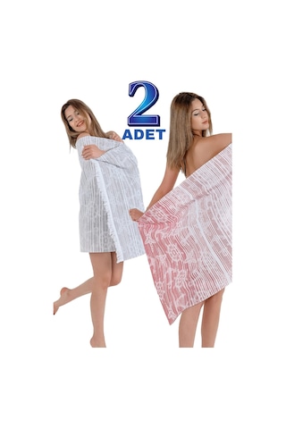 Zeynep Tekstil Marine Plaj Havlusu Peştemal 2 Adet 75 x 150 CM