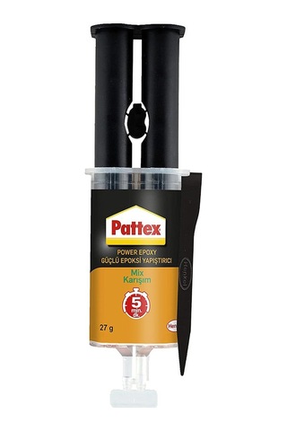Pattex 1380802 Güçlü Epoksi Yapıştırıcı Mix Karışım Şeffaf 27 Ga