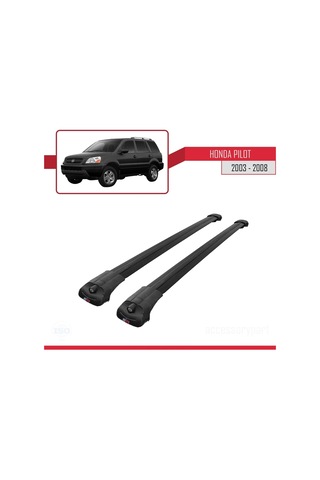 Honda Pilot 2003-2008 Arası İle Uyumlu Ace-1 Ara Atkı Tavan Barı Siyah