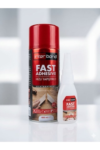 Interbond Mdf Kıt Hızlı Yapıştırıcı 400 ML+100ML