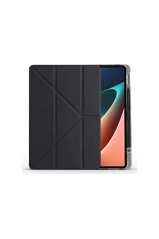 Xiaomi Uyumlu Mi Pad 5 / 5 Pro Kılıf Kalem Bölmeli Trifolding Case