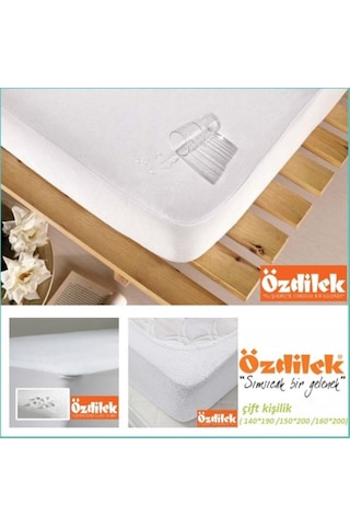 Özdilek Fitted Lastikli 120 X 200 Cm Sıvı Geçirmez Alez Yatak Kor
