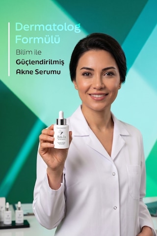 Aida Jia Salisilik Asit ve Glikolik Asit İçerikli Akne Komedon Siyah Nokta Karşıtı Serum 30 ML