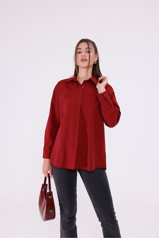 Kadın Trend Gömlek Bordo