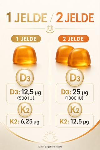 Y'our Gummie D3 K2 Vitamini Gummies Portakal Aromalı 60 Gummies