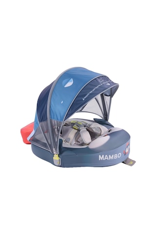 Mambobaby Yüzme Simidi - Penguin Pup, Emniyetli, Gölgelikli Ve Ayak Destekli