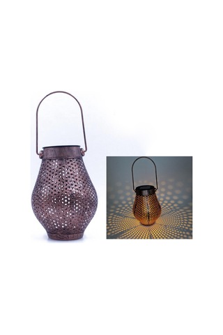 Homyl Yard Ağacı Avlu Çit Bahçe Için Led Asılı Güneş Fener Açık Mor