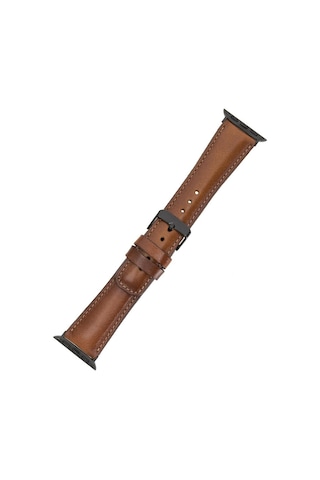 Apple Watch Uyumlu Deri Kordon 38-40-41mm Rtst2ef Taba