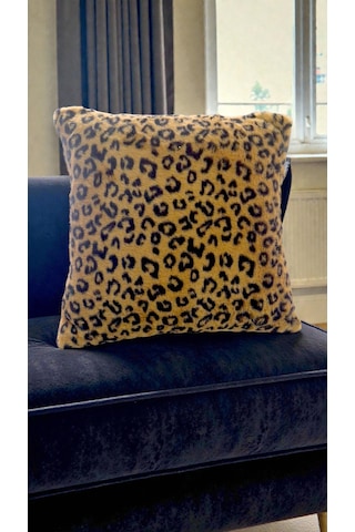 Leopar Desenli Dekoratif Kırlent Modern & Şık Tasarım Yumuşak Dokulu Kılıf Leopar
